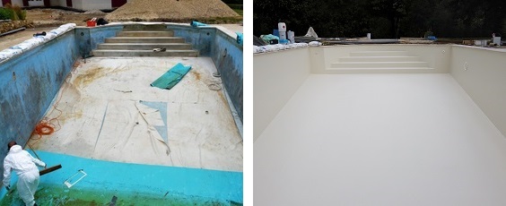 Renovation piscine et bassin