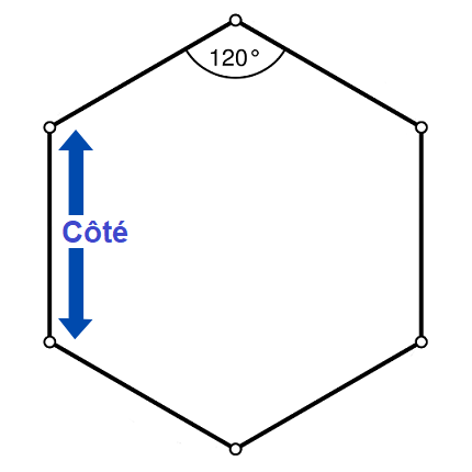 m3 piscine hexagonale